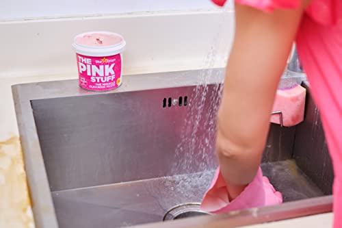 Stardrops The Pink Stuff Cleaning Paste 500g, Multi Purpose Cleaner for Kitchen, Bathroom, Tiles, Glass, Shower, Oven, Sink, Stainless Steel, Removes Grease, Grime & Stains - size: 17.63 Ounce (Pack of 1)
