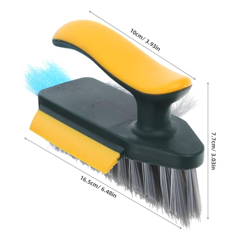 DOITOOL Groove Gap Cleaning Brush for Household Small Spaces Long Handle Floor Scrubber and Toilet Scrub Brush for Bathroom and Kitchen Sink Cleaning