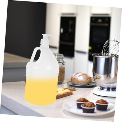 Mikinona Reusable Jug Container with Detachable Mouth for Easy Filling Handheld Liquid Dispenser for Detergent Storage Leak and Versatile for Laundry