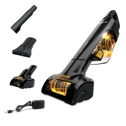 Shark UltraCyclone™ Pet Pro Plus Cordless Hand Vacuum, Powerful Suction, Handheld Vacuum for Car & Home, Pet Power Brush, Crevice Tool, Scrubbing Brush, XL Dust Cup, Black, CH951 - style: UltraCyclone Pet Pro Plus - Black
