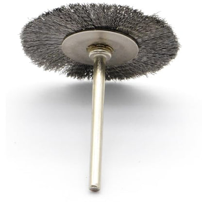 20PCS T-Shaped Wire Brushes - Metal Rust Removal, Polishing, Cleaning - 38mm Diameter, 3mm Shaft - Removes Burrs, Dust, and Oxide Layer - Handles Rough Surfaces - Designed for Industrial and DIY Use - style: Wire Brush T-shaped 3*38mm 20PCS
