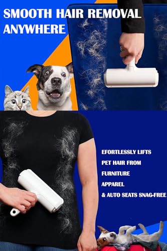 FurSwipe® Reusable Pet Hair Remover for Dogs & Cats – Battery-Free Lint Roller for Furniture, Couch, Carpet, Clothing, Car & Bedding – Eco-Friendly, No Sticky Sheets, Easy Fur Removal Tool