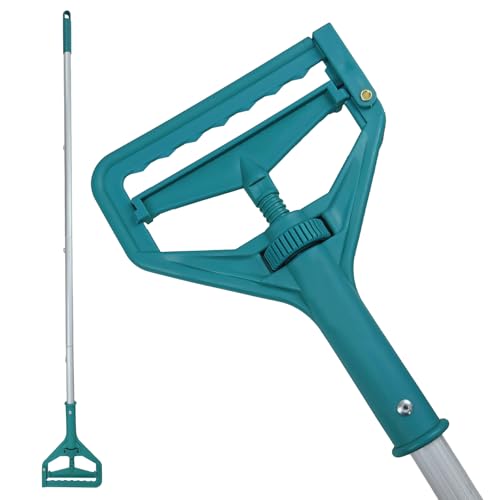 60 Inch Industrial Mop Handle Commercial mop Handle Heavy Duty Industrial mop Bucket mop Handles Heavy Duty Commercial mop Head Replacement and Handles mop Stick Replacement Mop Stick - color: Green