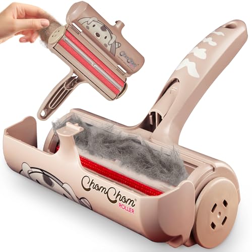 ChomChom Roller Pet Hair Remover – Original Size Reusable Lint Roller for Cat & Dog Hair on Furniture, Couch, Carpet, Car, Rugs & Bedding – Portable, Eco-Friendly (Dog) - color: Dog Pattern