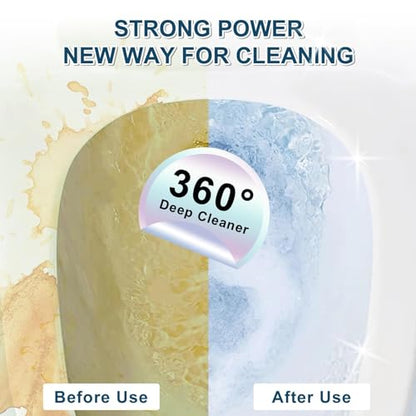 Pumice Stone Toilet Bowl Cleaner,16.7Inch Toilet Pumice Stone with Handle Cleans Hard Water Ring Calcium Buildup&Stains for Toilet Bath Kitchen Household Cleaning (Grey) - color: Gray
