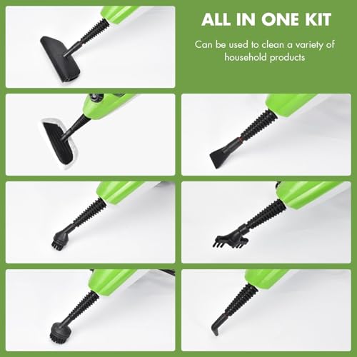 iMeshbean 10-in-1 Steam Mop, Floor Steamer, Carpet Steam Cleaner, Detachable MultiPurpose Handheld Steam Cleaner for Laminate, Hardwood, Tiles, Carpet Cleaning