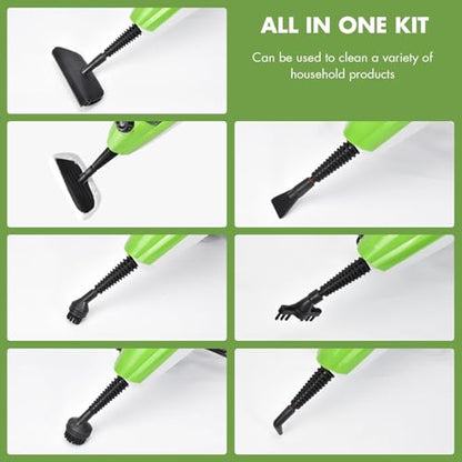 iMeshbean 10-in-1 Steam Mop, Floor Steamer, Carpet Steam Cleaner, Detachable MultiPurpose Handheld Steam Cleaner for Laminate, Hardwood, Tiles, Carpet Cleaning