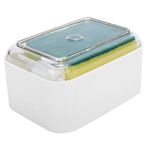 Automatic Dish Durable Press Liquid for Kitchen Countertop, ABSPS, 5.5x3.5x3.9in (White) - color: White