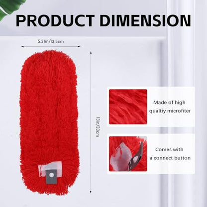 Reusable Microfiber Duster Refills Compatible with OXO & MR.SIGA Duster - Washable Duster for Household Cleaning Dusting Furniture Blind Ceiling Fan 2Pack (Handle NOT Included) - color: 2 Pack
