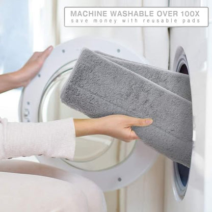 MAYSHINE 12 Pack Microfiber Head Flip Mop Refill Washable Pads Cleaning Replacement for Wet Mop and Dry Dust Mop, Machine Washable, 15.4 X 8.8 Inches, All Surface Cleaning - size: 12 Pack