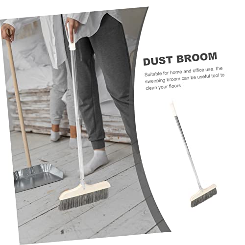 Detachable Handle Soft Bristle Dust Broom for Efficient Floor Cleaning for Hard Reach Corners and Easy Storage