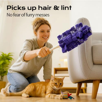 Reusable Dusters for Cleaning, 360° Washable Duster Pads, Heavy Duty Reusable Duster Refills, Electrostatic Fleece Dusting Pads for Home & Office (5PC-Mix) - color: 5pc-mix