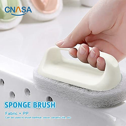 6 Pack Household Deep Cleaning Set - Kitchen, Bathroom & Floor Cleaning Brushes, Includes Scrub, Dish, Bottle, Grout, Crevice & Shoe Brushes