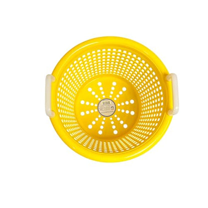 Basket for Fishing, Laundry Basket, all Purpose Handy Basket-Yellow, can take hot and cold condition, used by commercial fishermen for decades.