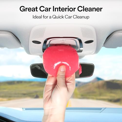 PULIDIKI Car Cleaning Gel for Car Detailing Kits Car Putty Auto Detailing Tools Car Interior Cleaner Car Cleaning Slime Car Accessories Keyboard Cleaner Blue Pink (2Pack) - color: Blue+Pink