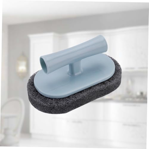 Mipcase Ergonomic Handle Kitchen Cleaning Brush Powerful Scrubbing Pad for Dishes Faucets Stove Sink Household Use Non-Scratch Scouring Pad with Random Color Random Color