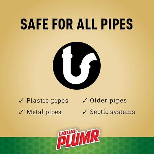 Liquid-Plumr Pro-Strength Hair Eliminator Gel Clog Remover, Hair Clog Remover and Drain Opener, Safe for All Septic Systems and Pipes, 16 fl. oz. Bottle (Pack of 2) - size: 16 Fl Oz (Pack of 2)