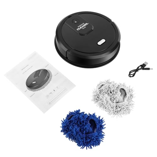 Smart Quiet Mopping Machine Wet & Dry USB Rechargeable | Efficient USB Rechargeable Mop Machine Large Areas with Spray Humidifying Suitable for Home & Office Floors