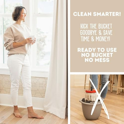 Quick Shine Hardwood Floor Cleaner 64oz | Use in Spray & Vac Mops | Removes Dirt & Scuff Marks | Ready-to-Use, Streak Free, No Rinse | Safer Choice Cleaner |Perfect for Gentle and Effective Cleaning - size: 64 Fl Oz (Pack of 1), style: 1 Bottle