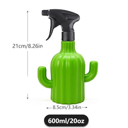 Plant Mister Spray Bottle | Spray Bottle for Indoor and Gardens, Continuous Water Mist Sprayer for Plants, Flowers, Cleaning (green 600ml/20oz) - color: green 600ml/20oz