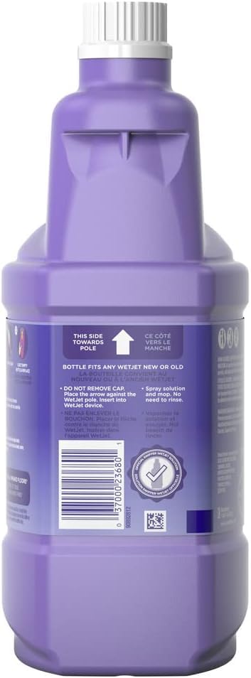 Swiffer Floor Cleaner Solution Refill, Lavender, 42.2 Fl Oz, Pack of 4 - size: 42.2 Fl Oz (Pack of 4)
