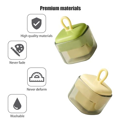 Mini Cube Washable Lint Remover,Portable Clothes Hair Ball Trimmer,Manual Sweater Cleaning Sticky Roller,Overcoat Pilling Shaver,Multipurpose Family Laundry Gadget,Household Debris Removal Tool(2pcs)