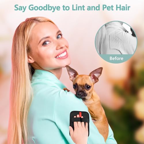 Pet Hair Removal Glove - Reusable Electrostatic Dog/Cat Hair Remover Mitt & Pet Grooming Gloves for Couch, Carpet, Furniture - Upgraded Electrostatic Dog Hair Removal Glove Tool (1 PCS)