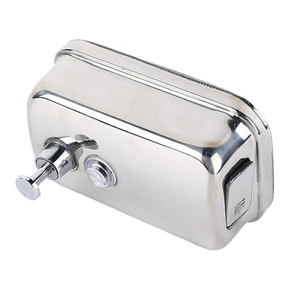 500ml Dispenser, Medium Capacity Durable Wall Mounted Commercial Dispenser, Stainless Steel for Public Places