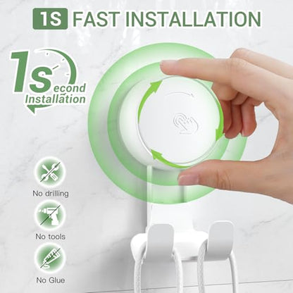 LUXEAR Suction Hooks Powerful Vacuum Suction Cup Hooks-1PACK Razor 1pack Single White - size: 1 Pack Single & 1 Pack Razor