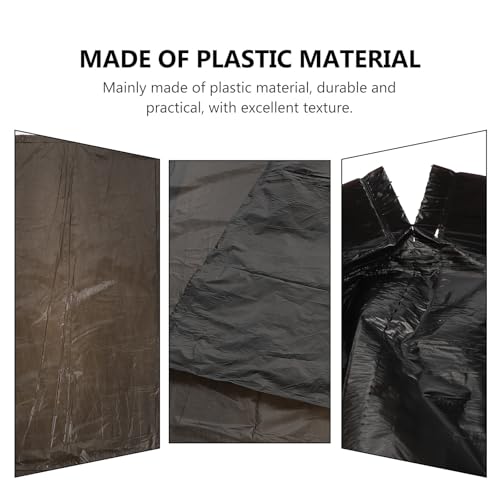 Heavy Duty Drawstring Garbage Bags 45X50Cm 5pcs Thickened Kitchen Trash Bags for Home Waste Disposal Black and White Multipurpose Liners
