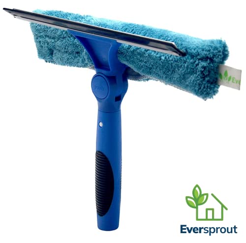 EVERSPROUT Swivel Squeegee & Microfiber Glass Window Scrubber, Light-Weight Window Cleaning Kit Without Extension Pole - size: Attachment Only - No Pole