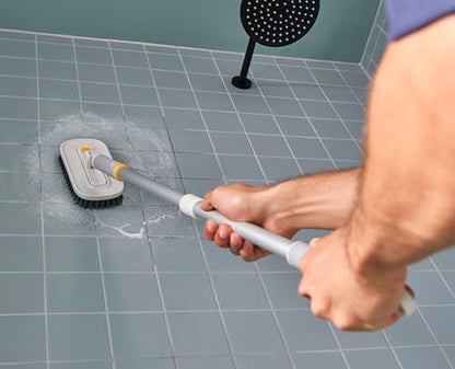 Joseph Joseph CleanTech 2-in-1 Tile and Tub Scrubber and Grout Cleaning Brush with V-Shaped Bristles - style: Tile Scrubber