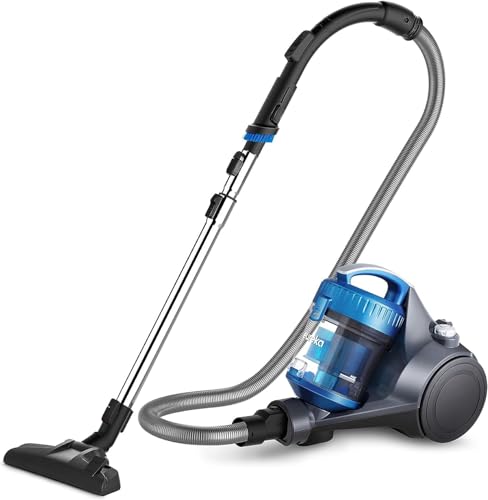 Eureka WhirlWind Bagless Canister 2.5L Vacuum Cleaner, Lightweight Vac for Carpets and Hard Floors, NEN110A, Blue - color: Blue