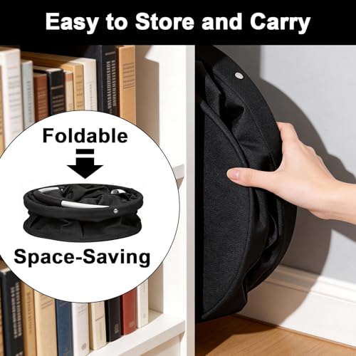 Cleaning Caddy for Cleaning Supplies,Cleaning Supplies Organizer | Foldable, Storage Basket,17L Capacity,Handle,Oxyford Cloth,6 Pockets