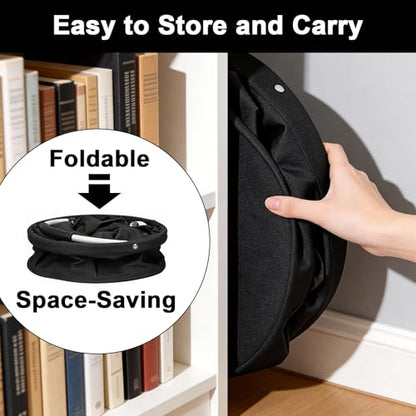 Cleaning Caddy for Cleaning Supplies,Cleaning Supplies Organizer | Foldable, Storage Basket,17L Capacity,Handle,Oxyford Cloth,6 Pockets