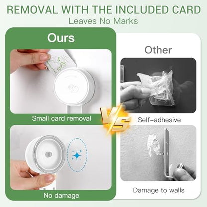 LUXEAR Suction Hooks Powerful Vacuum Suction Cup Hooks-4PACK Razor White - size: 4 Pack Razor