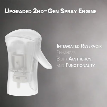 Mistifi Fine Mist Water Spray Bottle – Continuous Refillable Mister for Plants, Beauty, Cleaning & Home Use(200ml 2Pcs, Transparent bottle) - color: Transparent bottle, style: 200ml 2Pcs