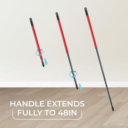 O-Cedar EasyWring Spin Mop & Bucket System | Microfiber Floor Cleaning System | Includes 3 Mop Heads (1 Standard + 2 Deep Clean Refills) | Machine Washable & Reusable - color: Easywring Spin Mop & Bucket + 2 Deep Clean Refills