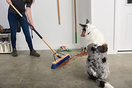 Harper 20201044 24 in. Indoor/Outdoor Dry All-Purpose Push Broom with Dual Bristles, for Dust, Gravel, Debris - style: All-Purpose Multi-Surface Push Broom