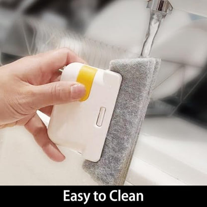 Magic Window Track Cleaner, 2024 Upgraded Window Groove Cleaning Brush, Window Cleaning Tools Set with 2 Replacement for Window lides Gaps Tile Lines Shutter Car Vents (Grey) - color: Gray