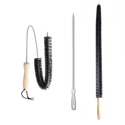 Refrigerator Coil Cleaning Brush,Sewer Set Brush Clog Remover, for Toilet,Kitchen Sink,Sewer,Bathroom Bathtub Hair Clogging Cleaning Tool,Long Drain Brushes,Pipe Brushes, Sink Drain Cleaner Set 3Pcs