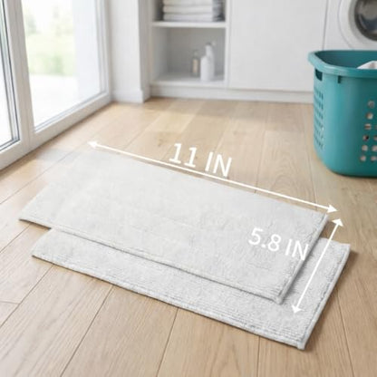 5 Pack Steam Mop Pads, Machine Washable & Reusable Steam Mop Replacement Pads, Powerful Stain Removal and High Absorbency Replacement Mop Pads, Suitable for Various Models Steam Mop