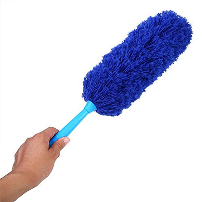Duster, Washable Anti Static Duster with Soft Microfiber for Cleaning, Home Furniture, Car Cleaning Tool(Navy)