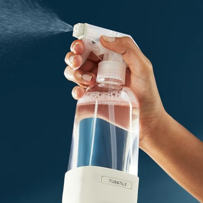 Grove Co. Refillable Glass Spray Bottle, 16 oz White - Reusable Cleaning Container with Protective Silicone Sleeve & Slide & Snap Labeling System - For Essential Oil, Multi-Purpose & Glass Cleaners - color: White, size: 16 Ounce (Pack of 1)