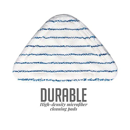 OVENTE Steam Mop Replacement Pads for ST405 Series (Pack of 4), Reusable and Washable Microfiber Cleaning Pads, White ACPST4054 - color: White - Pack of 4