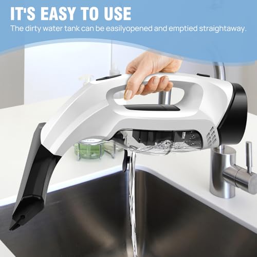 Window Vacuum Squeegee Cordless Electric Window Cleaner Squeegee Sparkling Finish Mirror Cleaner Tool for Showers, Glass, Countertops, Tiles Vacuum, Electric, Vacu