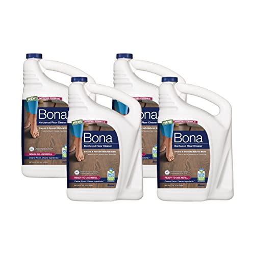 Bona Hardwood Floor Cleaner Refill, 4 pack - size: 128 Fl Oz (Pack of 4)