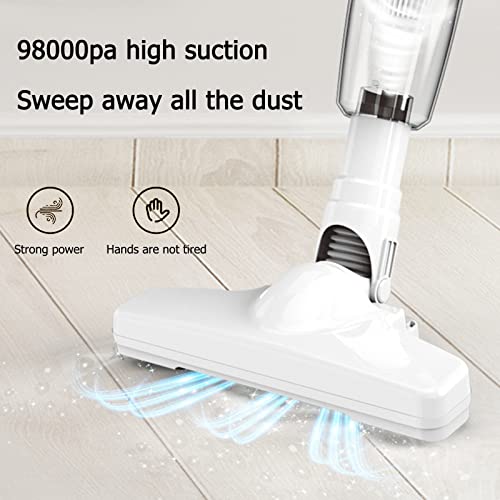 Vacuum Cleaner 60W Handheld Stick Vacuum with 30 Mins Long Runtime, Lightweight Pet Hair Vacuum Upright Vacuum Cleaner for Carpet Hard Floor Keyboard Floor Vleaner Machine