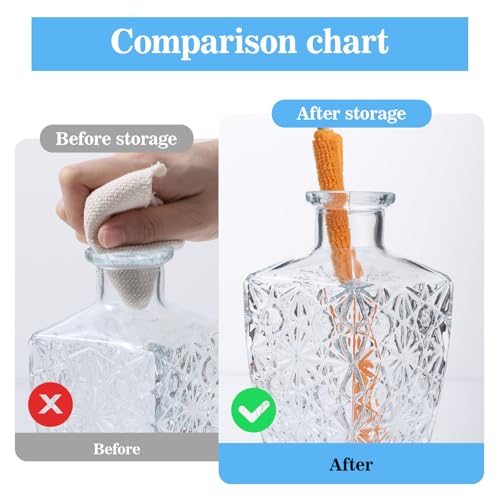 6 Pcs Microfiber Detail Duster Sticks Fan Cleaning Brush Fan Blade Cleaner Crevice Cleaning Tool Mini Split Cleaning Kit Car Air Vent Cleaner Fan Clean Brush for Home Car Window Blind