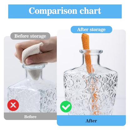 6 Pcs Microfiber Detail Duster Sticks Fan Cleaning Brush Fan Blade Cleaner Crevice Cleaning Tool Mini Split Cleaning Kit Car Air Vent Cleaner Fan Clean Brush for Home Car Window Blind